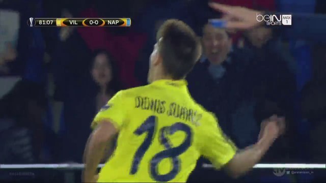 1-0 Denis Suarez Goal HD - Villarreal 1-0 Napoli 18.02.2016 HD