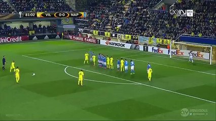 Denis Suarez Super goal - Villarreal 1-0  Napoli 18.02.2016 HD -