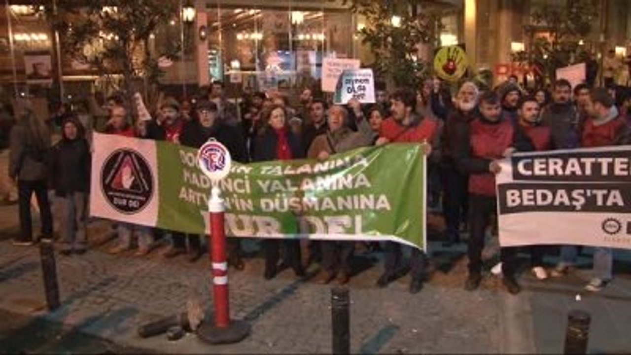 Beyoğlu'nda Cerattepe Protestosu...