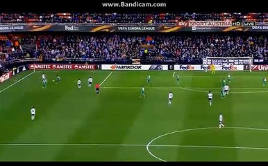 Santi Mina- GOAL- Valencia- Rapid Viena- HD-18.02.2016