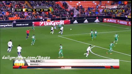 Santi Mina Goal HD - Valencia 1-0 Rapid Vienna - 18-02-2016