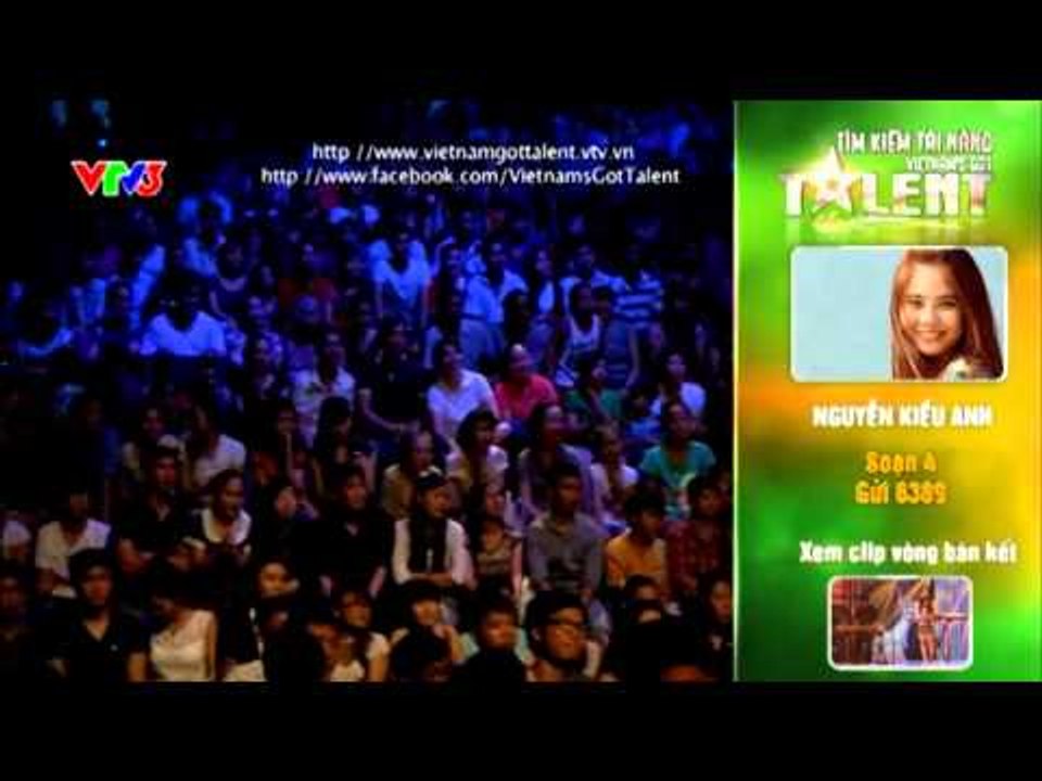 Vietnam's Got Talent 2012 - Chung Kết 2 - Nguyễn Kiều Anh- MS 4