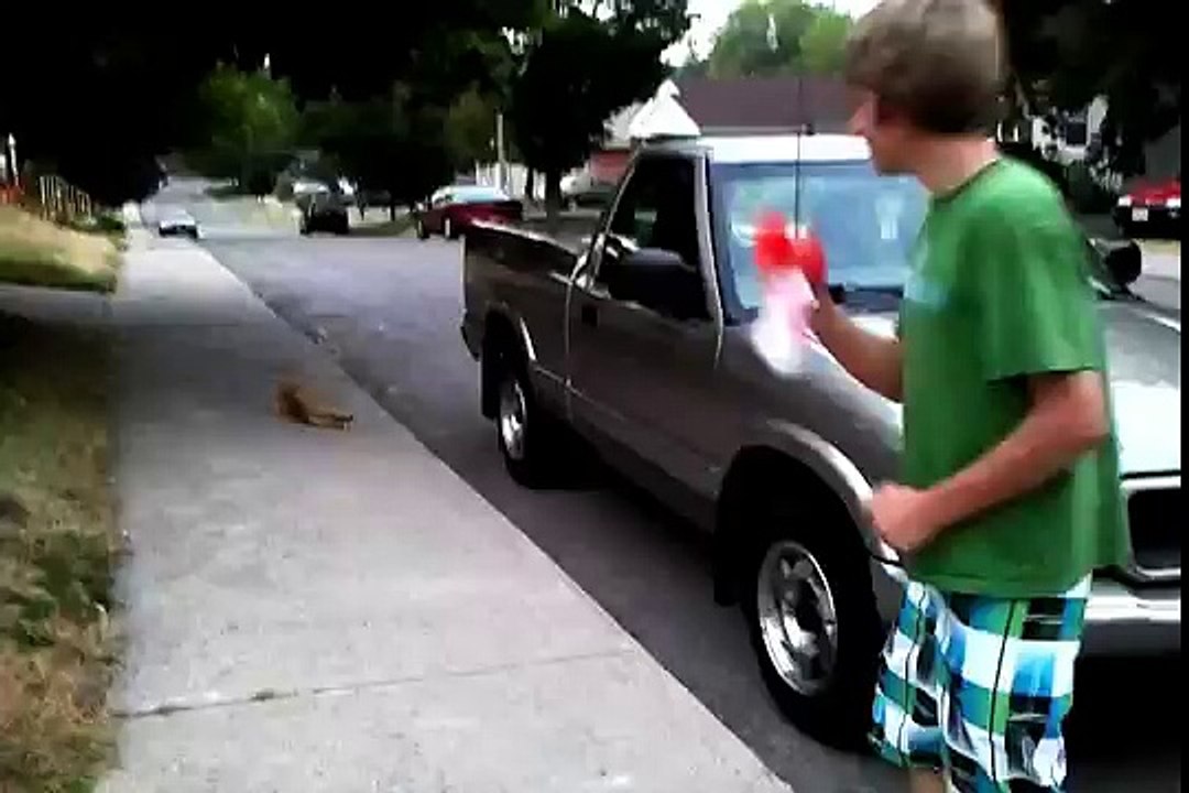 Scaring Squirrels & Cats: Air-Horns & Fireworks! (I HATE My Neighbors)