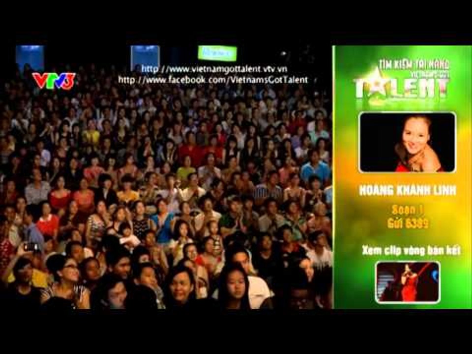 Vietnam's Got Talent 2012 - Chung Kết 1 - Hoàng Khánh Linh - MS 1