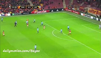 Sabri Sarioglu Goal HD - Galatasaray 1-0 Lazio - 18-02-2016