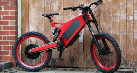 Un vélo électrique capable d'atteindre la vitesse de 80km/h sur du plat
