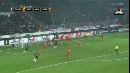 اهداف فوز متيولاند علي مانشيستر يونايتد في ذهاب دور 32 الدوري الاوروبي 18-2-2016