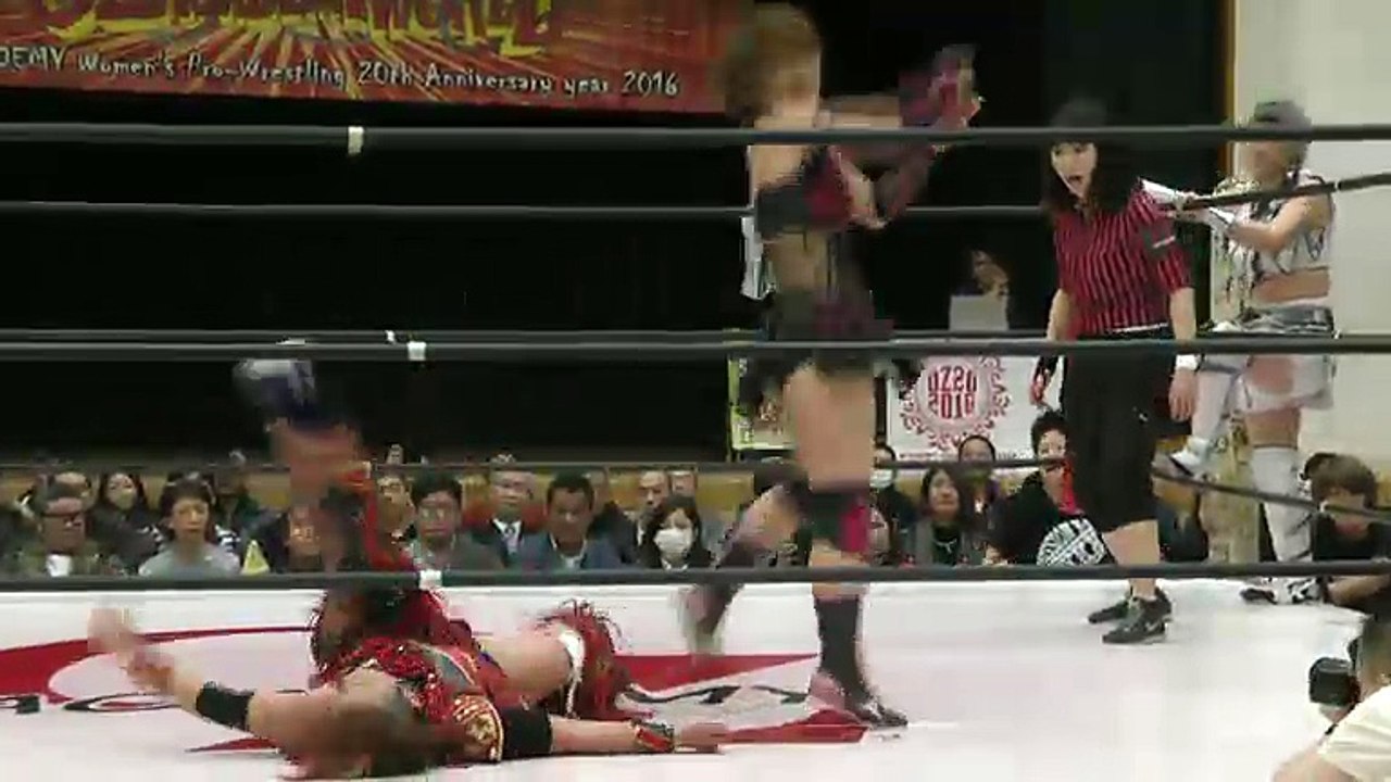 {OZ Academy} AKINO & Sonoko Kato Vs.  Arisa Nakajima & Mayumi Ozaki (2/11/16)