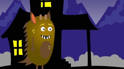 Five Little Monsters | Childrens numbers song with Halloween theme