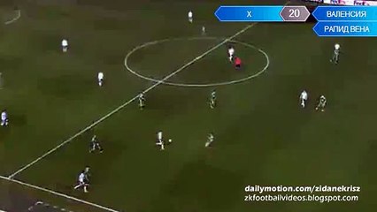 Álvaro Negredo Goal HD - Valencia 4-0 Rapid Wien 18.02.2016