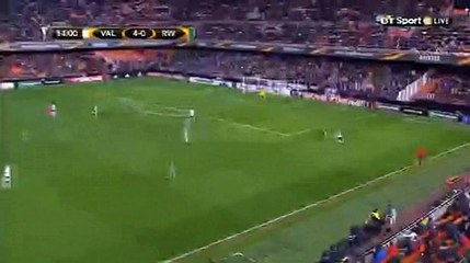 5-0 Andre Gomes Goal - Valencia vs Rapid Wien 18.02.2016  HD