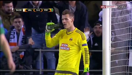 Andre Gomes Goal HD - Valencia 5-0 Rapid Vienna - 18-02-2016