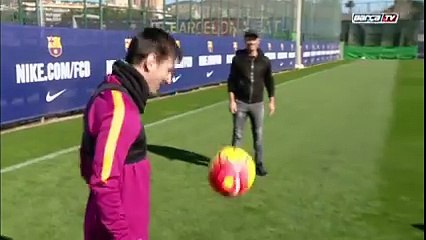 Lionel Messi Scores From Behind the Net