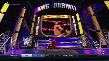 WWE JACK SWAGGER VS KING BARRET 6 11 2015 SMACKDOWN
