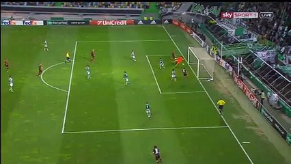 Karim Bellarabi Goal HD - Sporting 0-1 Leverkusen 18-02-2016 -