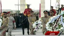 Le Caire: parade militaire en l'honneur de Boutros Boutros-Ghali