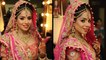 Traditional Bridal Makeup With Peach and Pink-Pakistani Bridal Makeup 2016