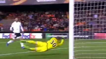 Gomes A. Goal - Valencia 5 - 0 Rapid Vienna - 18-02-2016