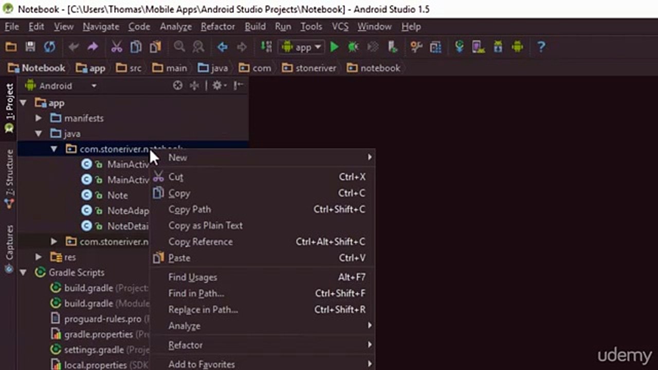 Adding NoteViewFragment Part 1    Creating The Fragment 4932978 (1024p FULL HD)
