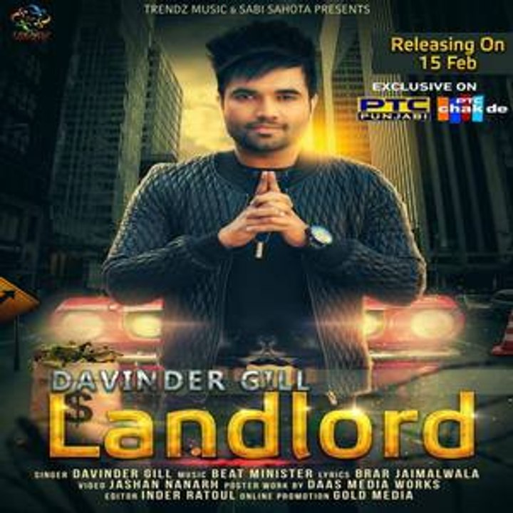 Landlord - Davinder Gill Feat Beat Minister - New Punjabi Songs 2016