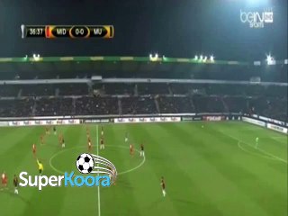 اهداف المباراة ( متيولاند 2-1 مانشستر يونايتد ) الدورى الاوروبي