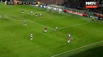 Julis L.  Goal - Sparta Prague 1 - 0 Krasnodar - 18-02-2016
