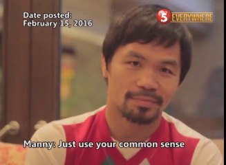PROF. DANTON REMOTO LECTURES PACQUIAO ON THE ISSUE OF SAME-SEX UNIONS