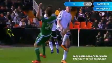All Goals HD - Valencia 6-0 Rapid Wien 18.02.2016 HD