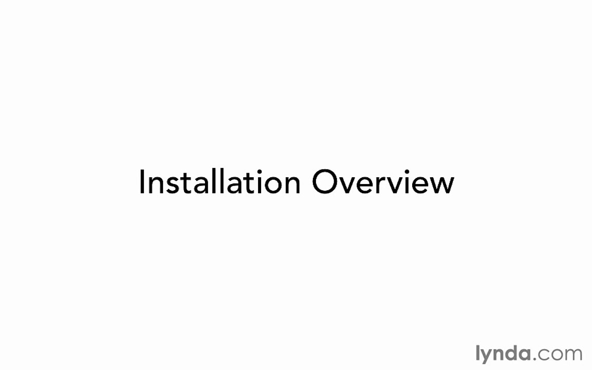 PHP with MySQL Essential Training EP06- Installation overview