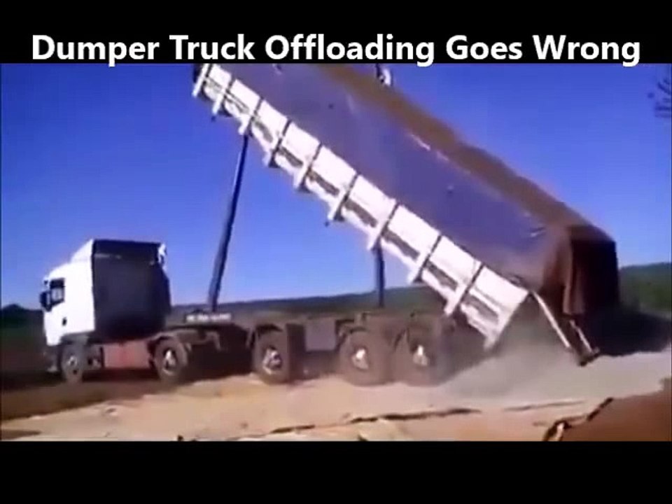 Passionately overturning trucks...