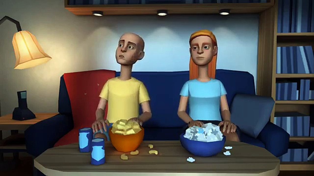 Caillou slaps Rosie and gets grounded. And then swears and gets grounded.