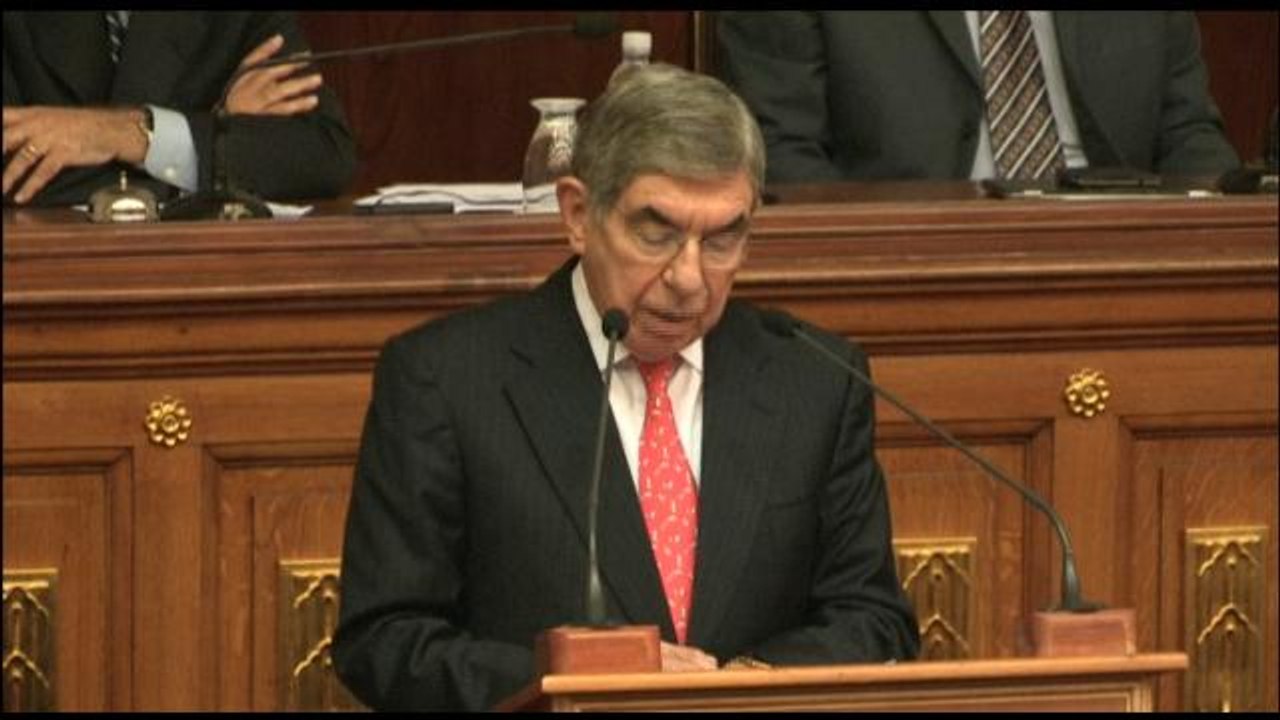 Arias y Walesa hablan de la situación de Venezuela ante el Parlamento