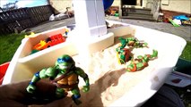 tmnt toys dans le sable les tortues ninja | tmnt toys Ninja Kaplumbağalar ninja turtles toys tortue