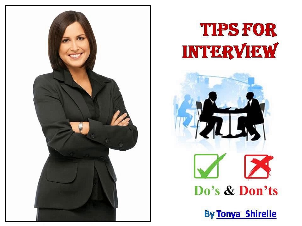Tonya Shirelle | Tips for Interview