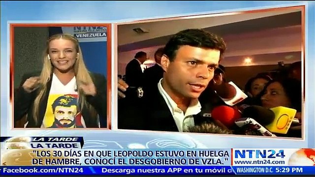 “Esta lucha es por Leopoldo y por todos los presos políticos”: Lilian Tintori sobre de los dos años de detención de su e