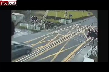 LiveLeak - Train crossing accident -