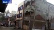 Sudden collapse of three-storey building caught on camera