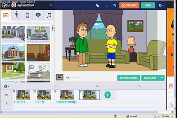 Behind the Goanimate Caillou destroys Walmart/grounded