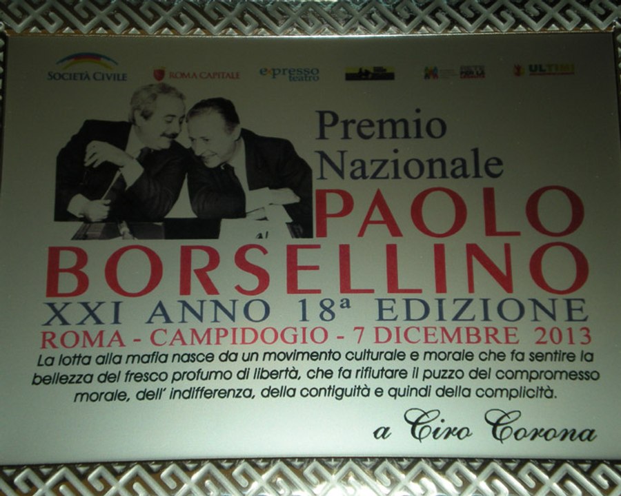 373 - Premio Borsellino 2013 - 9 - Ciro Corona