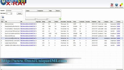 HydraVid X-Ray YouTube Research Software and Tools for Free