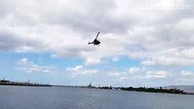 Pearl Harbor Helicopter Crash Caught on Camera by Eyewitness