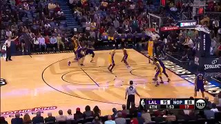 Ryan Anderson Posterizes Kobe | Los Angeles Lakers vs New Orleans Pelicans