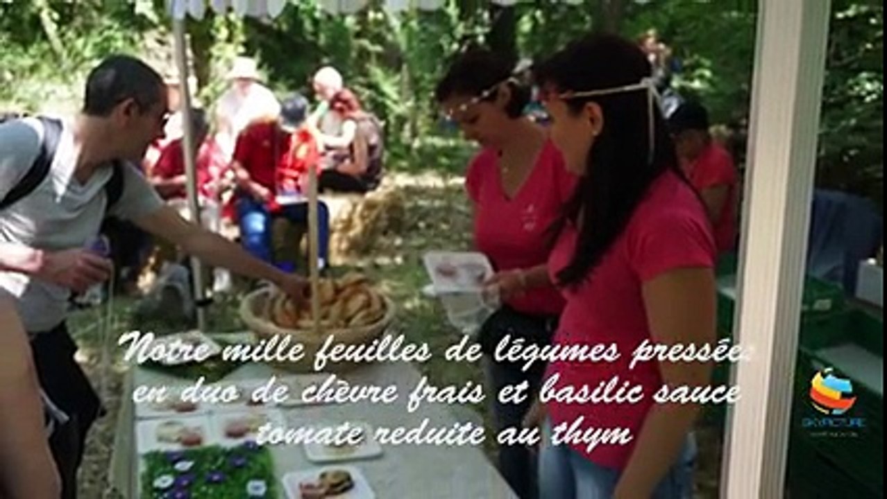 TRETS 2e sentier vigneron gourmand filmé par un drone 2015