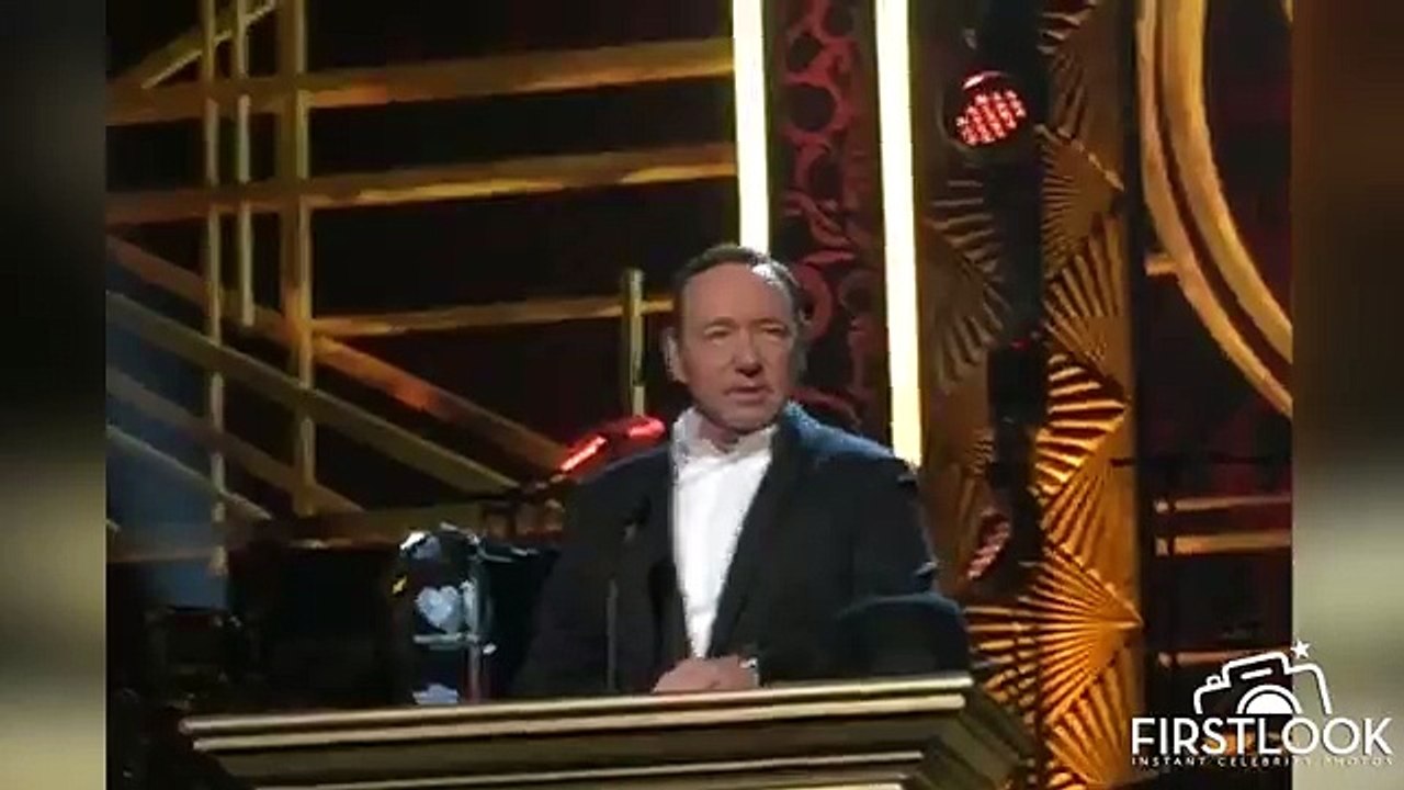 Kevin Spacey delivers a few words about Lionel Richie at the MusiCares Person of The Year