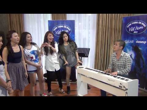 Vietnam Idol 2013 - Giảng viên Nam Khánh ngẫu hứng hát tặng thí sinh