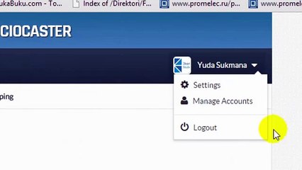 2.Tutorial Sociocaster: Menambahkan akun Twitter ke sociocaster
