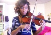 Woman Perfectly Imitates Car Alarms With Violin