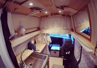 Woman Builds Camper Van From Scratch