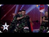 Army Dancer, Unlimited Paz Crew - Audition 1 - Indonesia's Got Talent