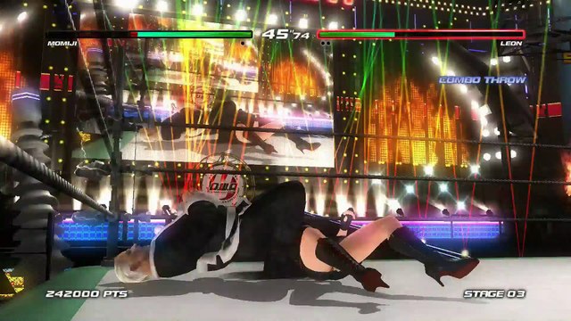 DEAD OR ALIVE 5 LAST ROUND PS4 ARCADE HARD - MOMIJI NUDE MOD